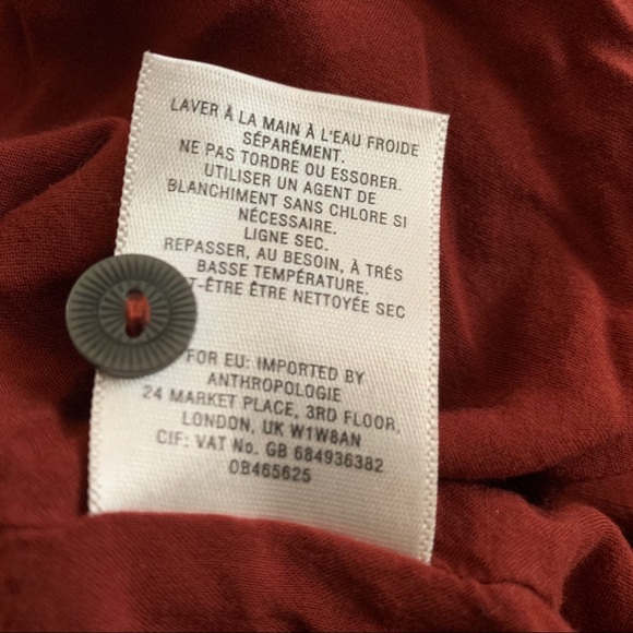 Anthropologie Maeve Bloomsbury Tie Dress Size 2 - Picture 8 of 10